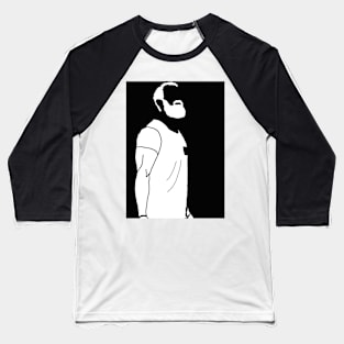 Black and white Baseball T-Shirt